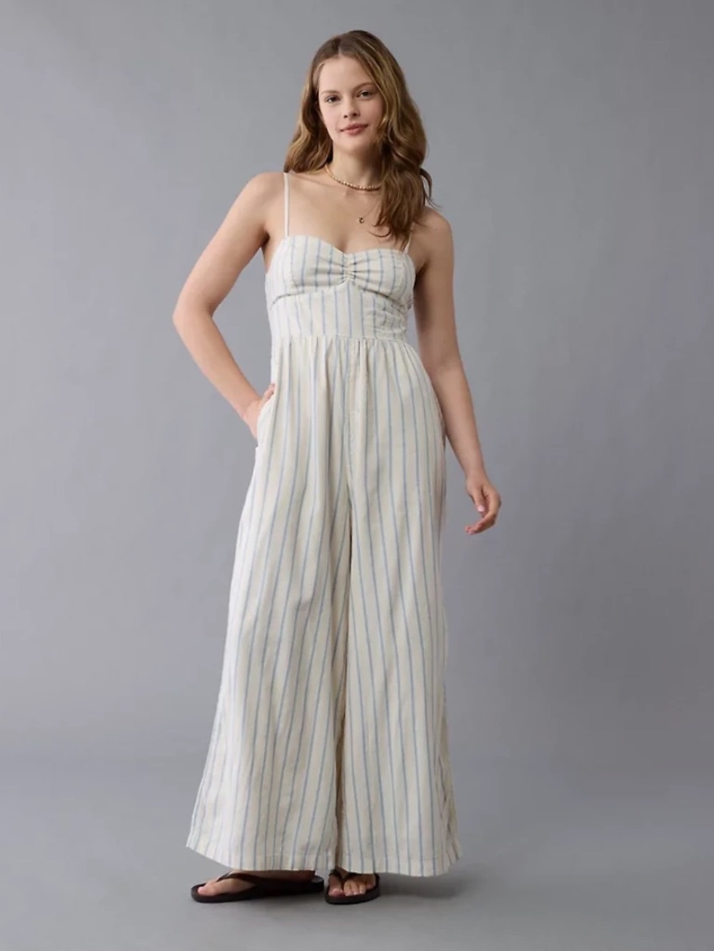 AE Catie Corset Jumpsuit | American Eagle